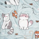 Плед Ardesto Flannel Милі котики ART0130PB 160х200 см