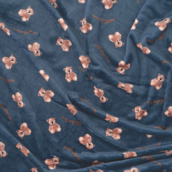 Плед Ardesto Flannel Плюшеві ведмедики ART0131PB 160х200 см