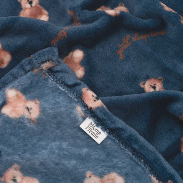 Плед Ardesto Flannel Плюшеві ведмедики ART0131PB 160х200 см