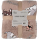 Плед Ardesto Flannel Собачки в окулярах ART0129PB 160х200 см