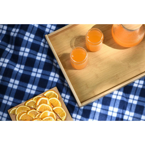 Плед Ardesto Picnic Клітка ART0916BC 130х170 см синій