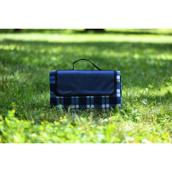 Плед Ardesto Picnic Клітка ART0916BC 130х170 см синій