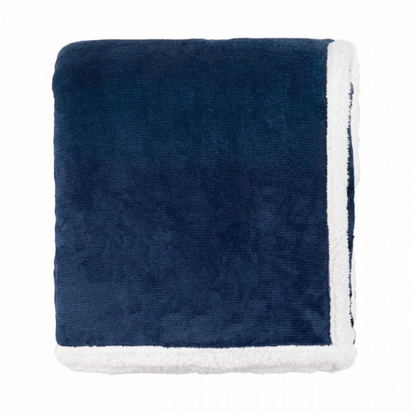 Плед Ardesto Sherpa ART0204SH 160х200 см темно-синій