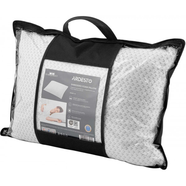 Ортопедична подушка Ardesto Sleepwell ART4060SHP 40х60 см біла
