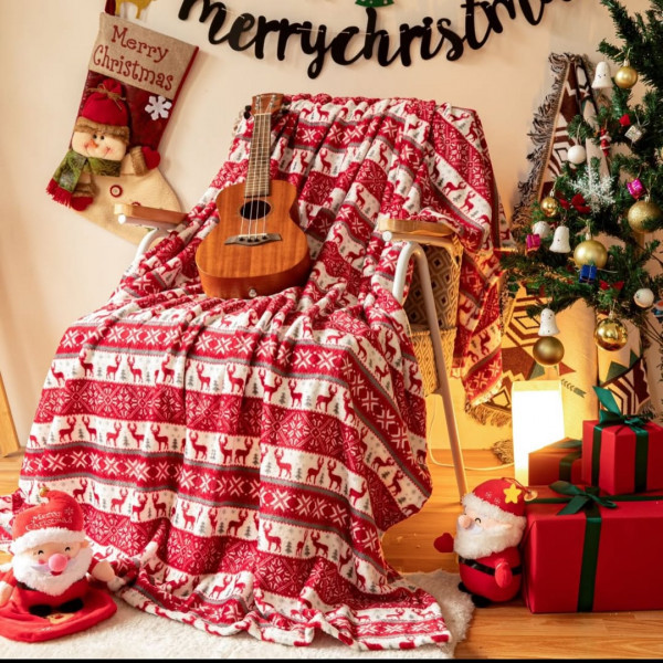 Плед флісовий Dushka Home Merry Christmas 10 21481 200х230 см