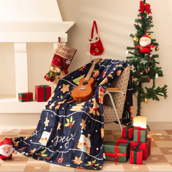 Плед флісовий Dushka Home Merry Christmas 8 21476 160х215 см