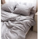 Постільна білизна двоспальна Dushka Home Страйп сатин 20573 180х215 см асфальтова