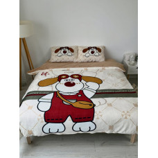 Постільна білизна дитяча плюшеве євро Dushka Home 21471 200х220 см