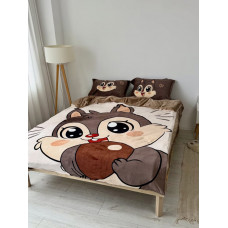 Постільна білизна дитяча плюшева полуторна Dushka Home 21463 160х215 см