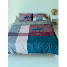 Постільна білизна євро Dushka Home 21513 200х220 см