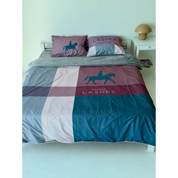 Постільна білизна євро Dushka Home 21513 200х220 см