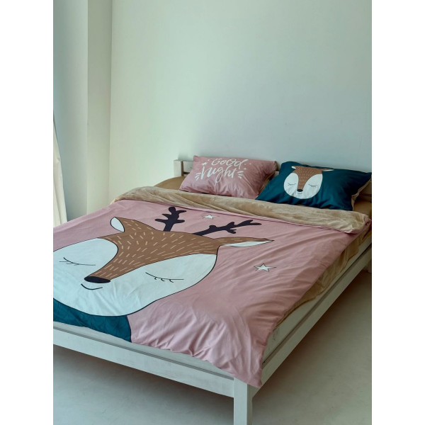 Постільна білизна євро Dushka Home 21516 200х220 см