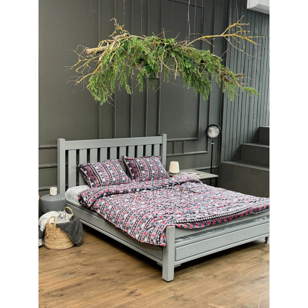 Постільна білизна полуторна Dushka Home Сатин Плюш 21457 160х215 см