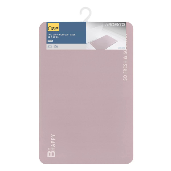 Килимок придверний прямокутний Ardesto Vigor ARHB3301OB 40х60 см бежевий