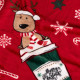 Плед Ardesto Christmas Flannel Веселі олені Червоний ART0117PB 160х200 см