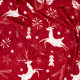 Плед Ardesto Christmas Flannel Олені Червоний ART0126PB 160х200 см