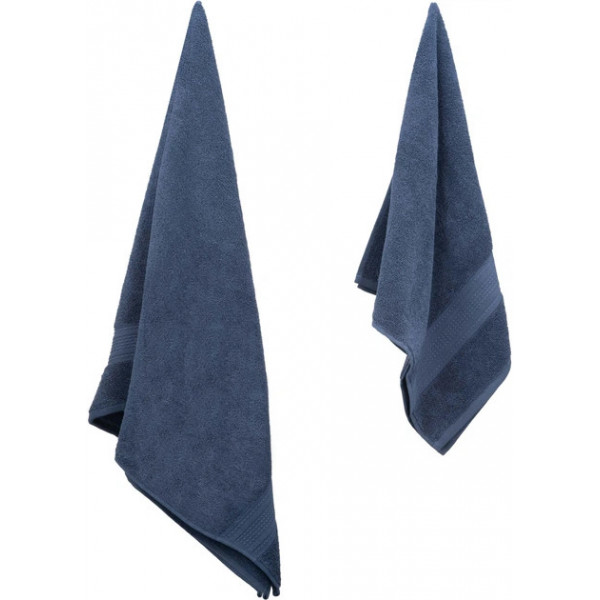 Рушник банний махровий Ardesto SuperSoft ART2270DBP 70х140 см синій