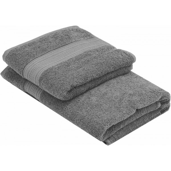 Рушник банний махровий Ardesto SuperSoft ART2270SLP 70х140 см сіре