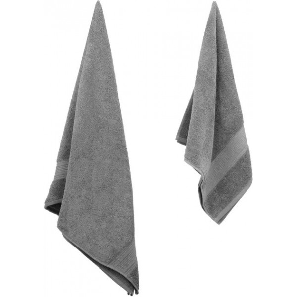 Рушник банний махровий Ardesto SuperSoft ART2270SLP 70х140 см сіре