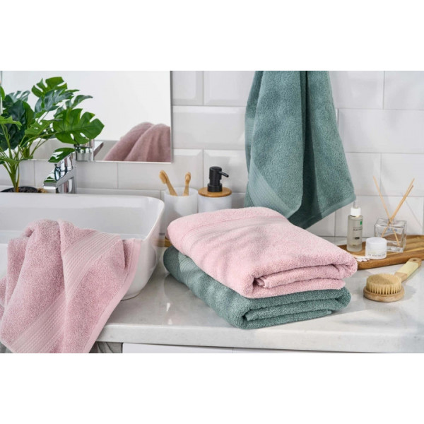 Рушник махровий Ardesto SuperSoft ART2250SCP 50х90 см рожевий