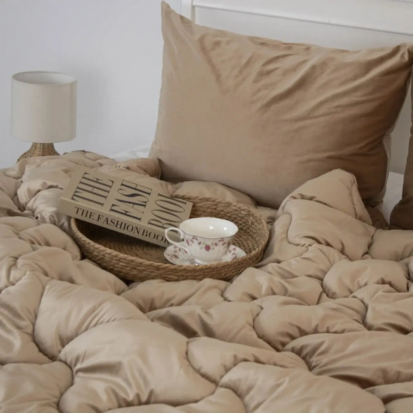 Ковдра євро ТЕП VELOUR Золотий беж 1-04872_34482 200х210 см бежевий