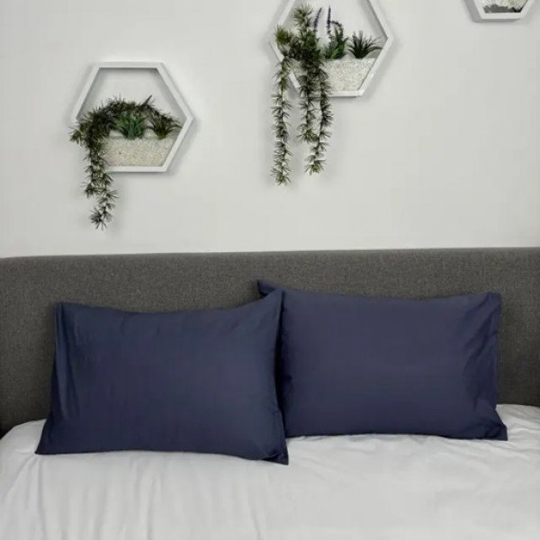 Комплект наволочок ТЕП 2-04789_34449 40х40 см 2 шт графітовий