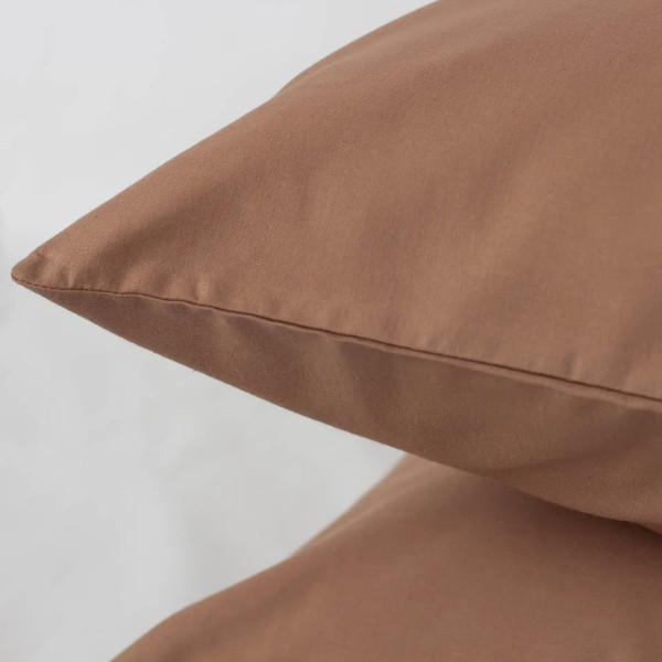 Комплект наволочок ТЕП Dusty Rose 2-03861_27392 50х70 см 2 шт кавовий