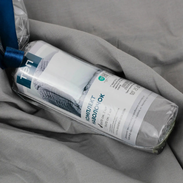 Комплект наволочек ТЕП Morning Star Grey 2-03861_26994 50х70 см 2 шт коричневий