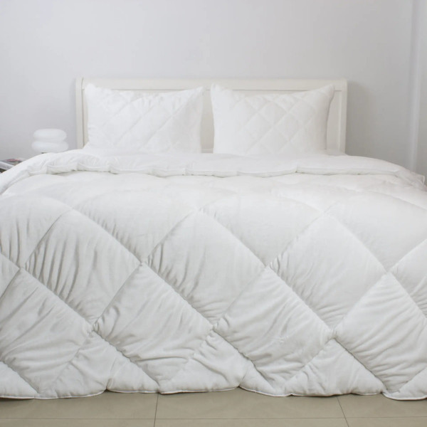 Ковдра двоспальна ТЕП WHITE TEDDY 1-05205_00000 180х210 см біла