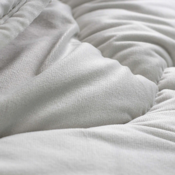 Ковдра полуторна ТЕП VELOUR 1-04870_34483 150х210 см світло-сіра