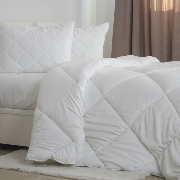 Ковдра полуторна ТЕП WHITE TEDDY 1-05204_00000 150х210 см біла