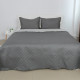 Покривало полуторне з наволочкою ТЕП Vintage 4-00507_18080 150х210 см сіре