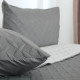 Покривало полуторне з наволочкою ТЕП Vintage 4-00507_18080 150х210 см сіре