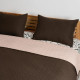 Покривало полуторне з наволочкою ТЕП Vintage 4-00509_21090 150х210 см коричневе