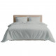 Постільна білизна євро ТЕП СТРАЙП САТИН PREMIUM Grey 2-04800_34075 200х215 см сіра