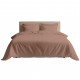Постільна білизна євро ТЕП СТРАЙП САТИН PREMIUM Macchiato 2-04800_34078 200х215 см макіато