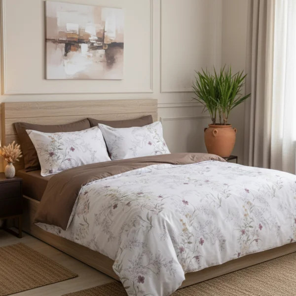 Постільна білизна євро Tiare Сатин Люкс 204-E 230х260 см