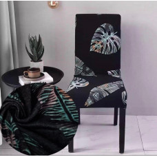 Чохол на стілець універсальний Абстракція Листя Туреччина 50734