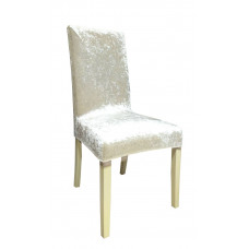 Чохол на стілець універсальний Віп Велюр Туреччина 50740 молочний