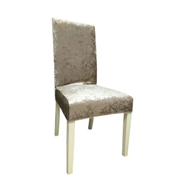 Чохол на стілець універсальний Віп Велюр Туреччина 50751 кава