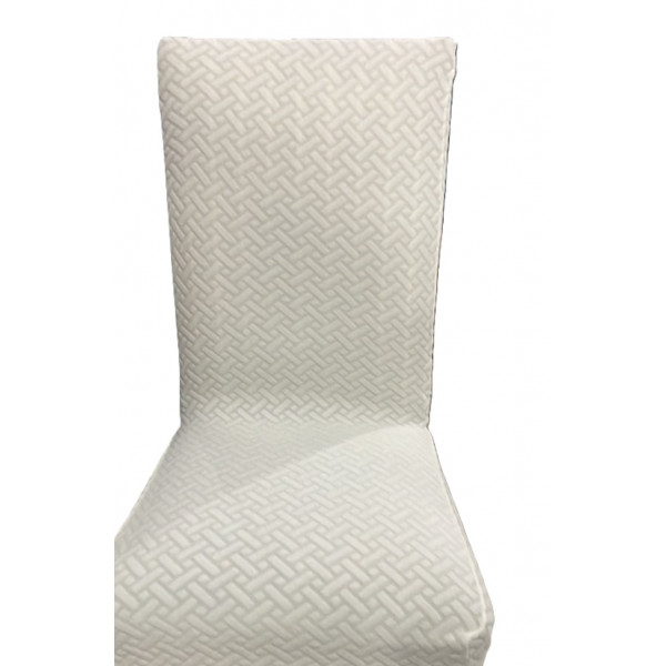 Чохол на стілець універсальний Цегла Туреччина 50748 чисте молоко
