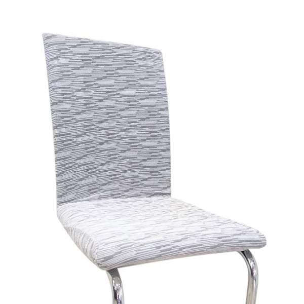 Чохол на стілець універсальний Мілано Туреччина 50745 білий
