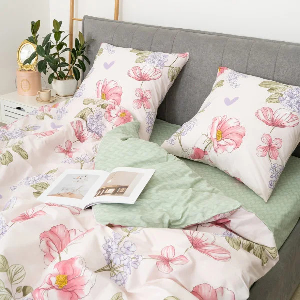 Постільна білизна євро Viluta Ранфорс 24348-E 220х200 см