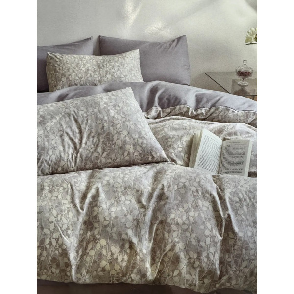 Постільна білизна євро з фланелі Koloco 4 сезони 20168 200х230 см