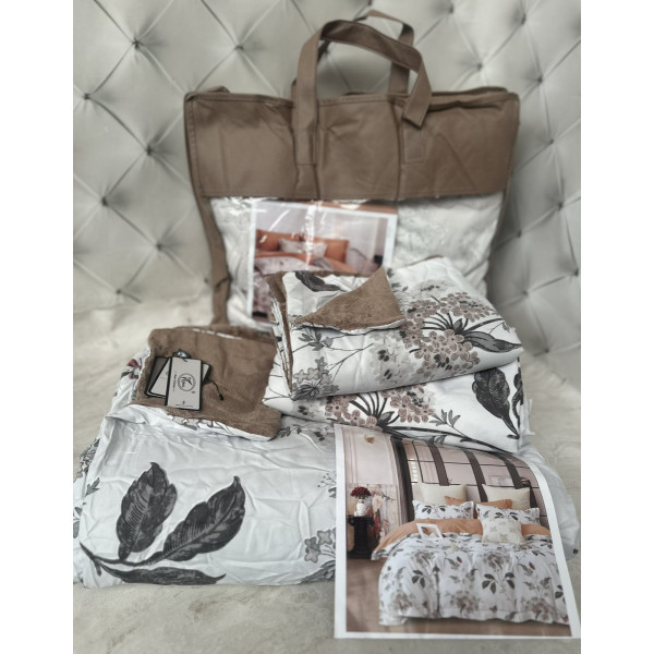 Постільна білизна євро з фланелі Koloco 4 сезони 20171 200х230 см