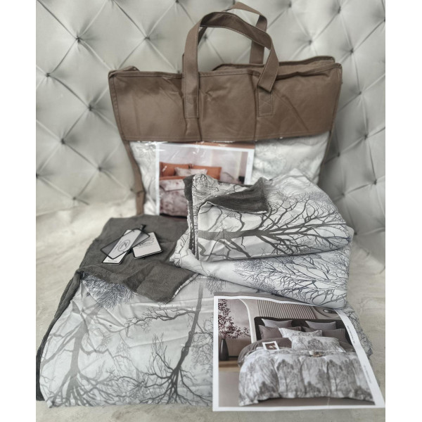 Постільна білизна євро з фланелі Koloco 4 сезони 20172 200х230 см