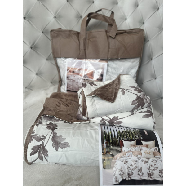 Постільна білизна євро з фланелі Koloco 4 сезони 20173 200х230 см