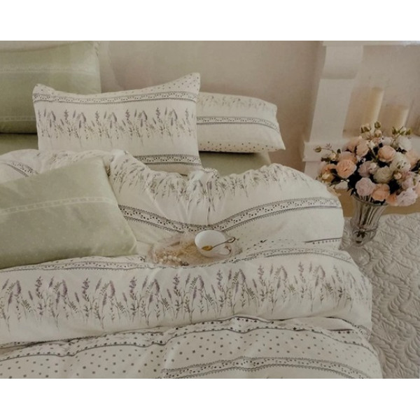 Постільна білизна євро з фланелі Koloco 4 сезони 20175 200х230 см