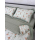 Постільна білизна євро з демісезонною ковдрою з мусліну Koloco 20196 220х240 см