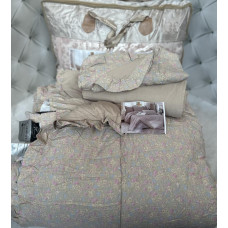 Постільна білизна євро з демісезонною ковдрою з мусліну Koloco 20202 220х240 см